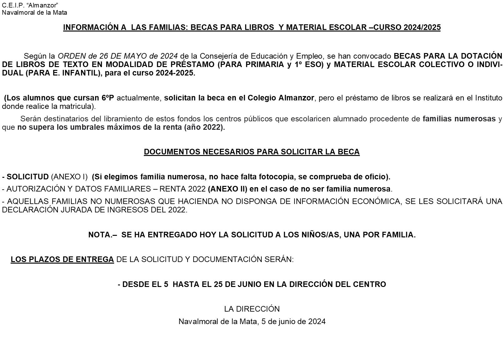 becas